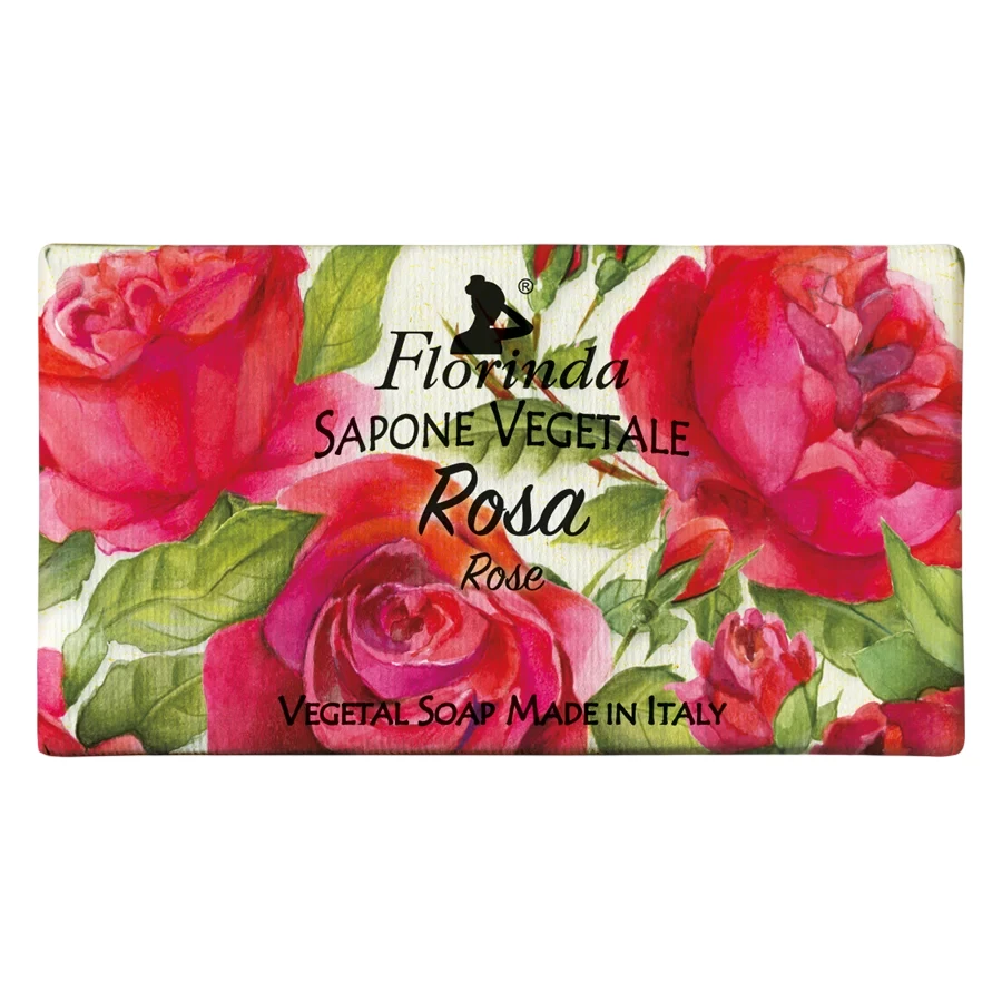 La Dispensa Florinda muilas augalinis, rankų darbo, parfumuotas, Rožių aromato, 100 g