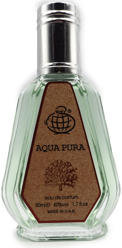Fragrance World Aqua Pura EDP parfumuotas vanduo unisex, 50 ml