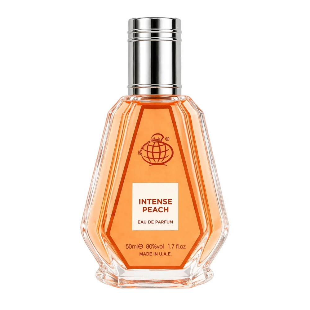Fragrance World Intense Peach EDP parfumuotas vanduo unisex, 50 ml
