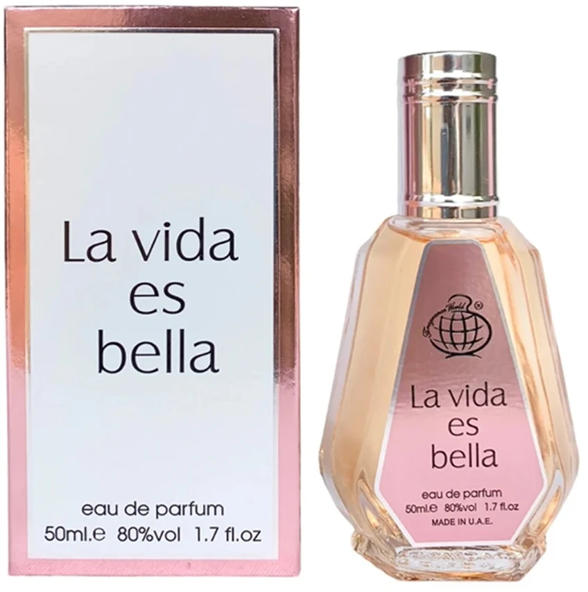 Fragrance World La Vida Es Bella EDP parfumuotas vanduo moterims, 50 ml