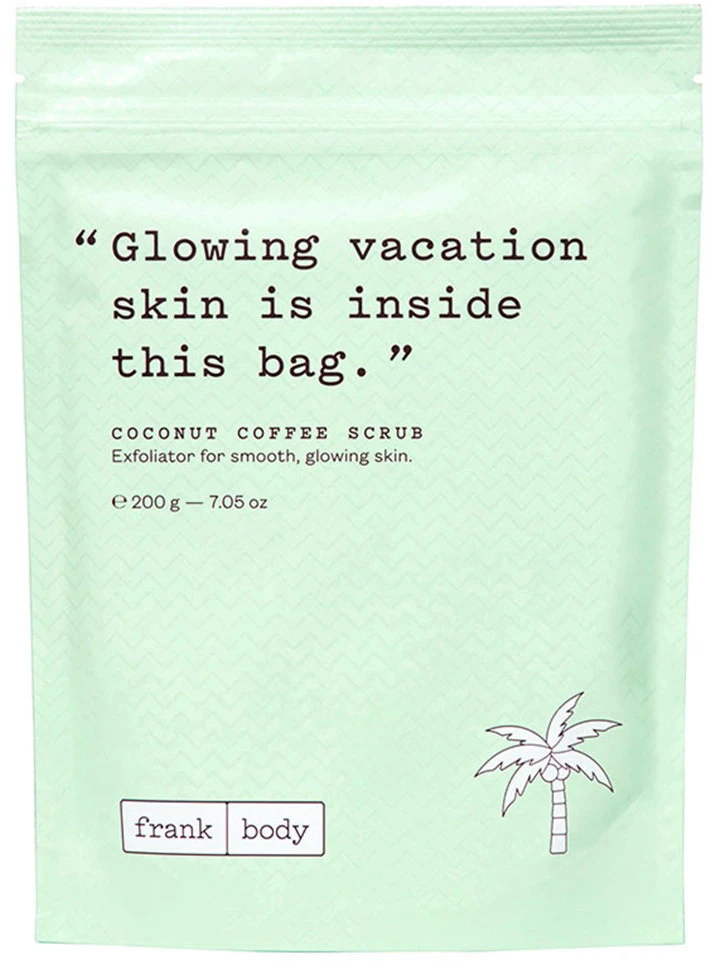 Frank Body Coffee Coconut Smoothing Body Scrub, 200 ml