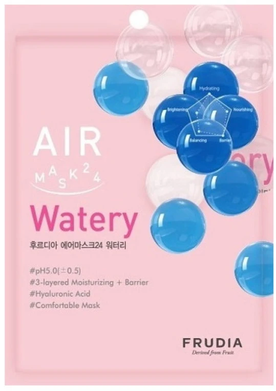 „Frudia Air 24“ drėkinamoji lakštinė veido kaukė, 25 ml