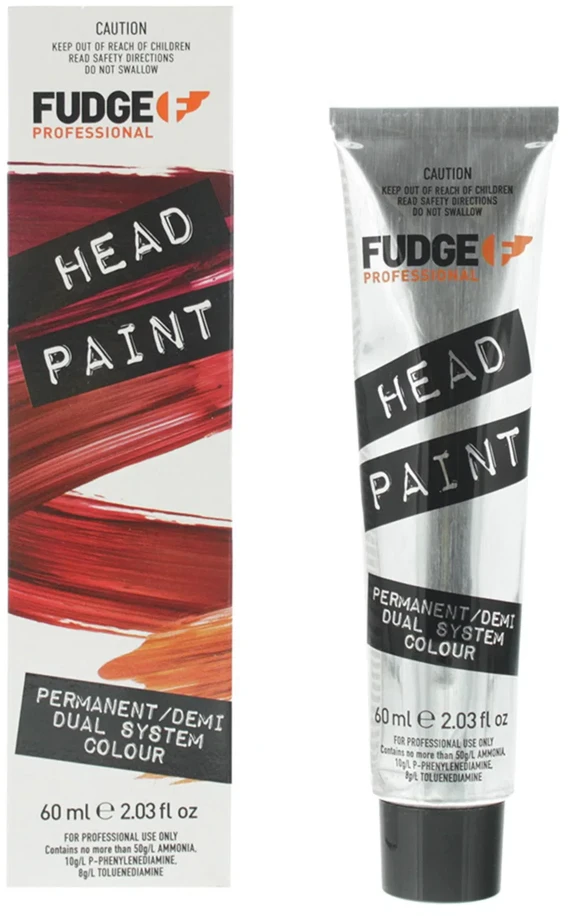 Fudge Fudge Professional, Head Paint, Triple Conditioning Complex, Permanent Hair Dye, 55.26 Light Intense Violet Raudona Brown, 60 ml For Women
