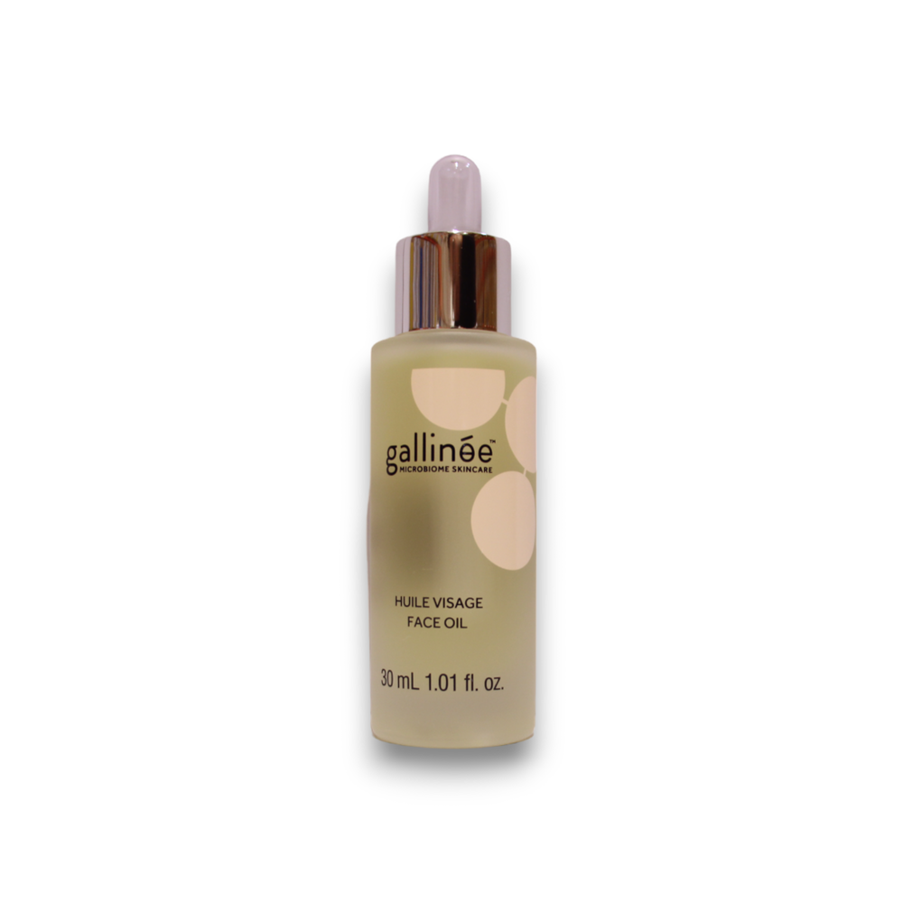 „Gallinee Microbiome Skincare“ prebiotikų ir postbiotikų maitinamasis aliejus veidui, 30 ml