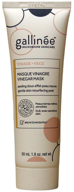 Gallinee Microbiome Skincare Vinegar Exfoliating Kreminis Mask For Face, 50 ml