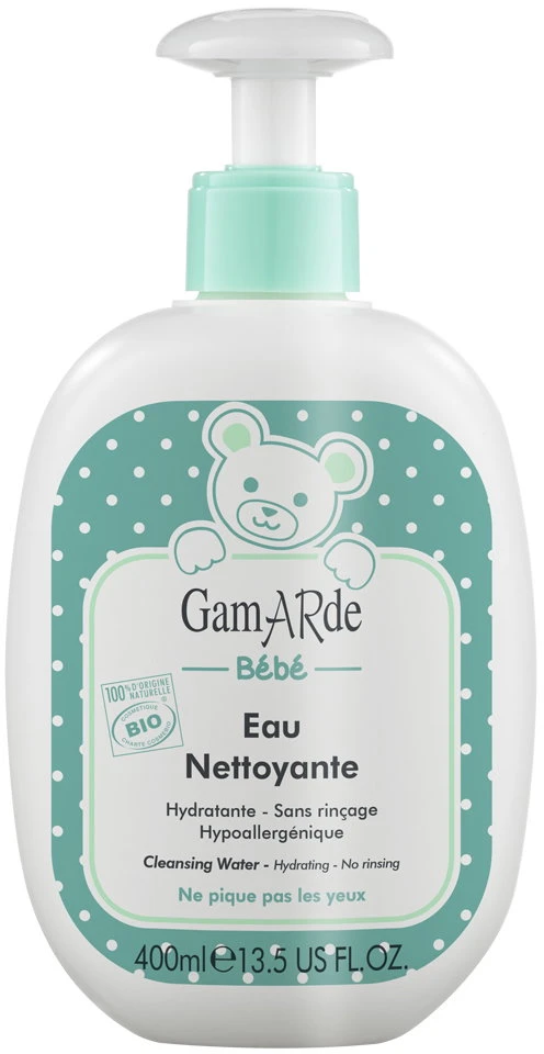 Gamarde Cleansing Care - Natūralus valomasis vanduo kūdikiams ir vaikams 400ml
