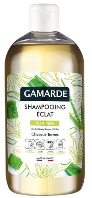 Gamarde Bio Aloe Vera plaukų priežiūros priemonė Šampūnas, suteikiantis blizgesio visiems plaukų tipams, 500 ml