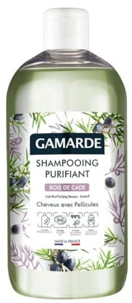 Gamarde Bio Bois De Cade Hair Treatment Šampūnas Nuo pleiskanų Scalp With Dandruff, 500 ml