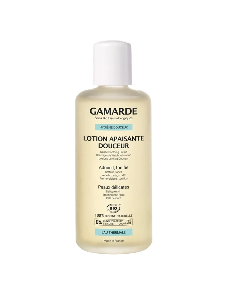Gamarde Gentle Soothing Lotion - Natūralus švelnus prausimosi losjonas jautriai odai 200ml