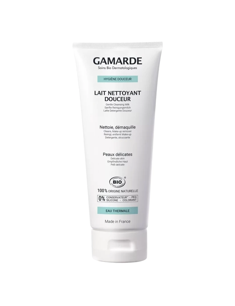 Gamarde Gentle Cleansing Milk - Natūralus valomasis pienelis jautriai odai 200ml