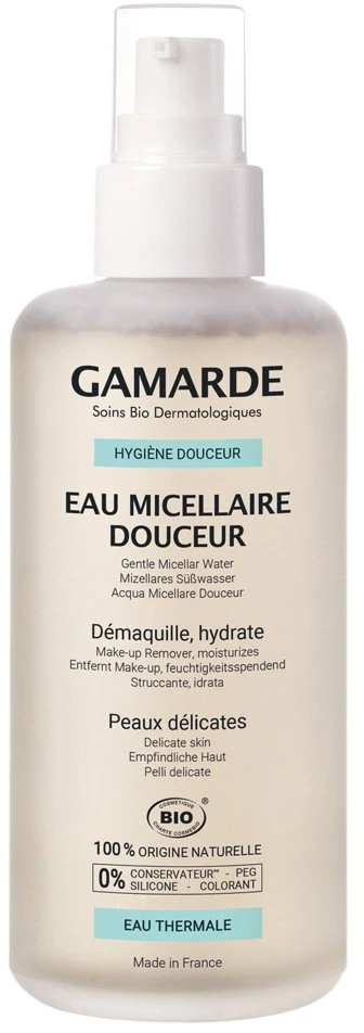Gamarde Gentle Micellar Vanduo - Natūralus micelinis vanduo 200ml