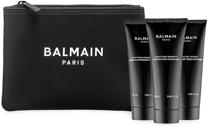 Balmain Gift Set : Homme, Hair Conditioner, Bodyfying, 50 ml + Homme, Hair Šampūnas, Bodyfying, 50 ml + Homme, Cleaning, Dušo želė, Body, All Skin Types, 50 ml For Men