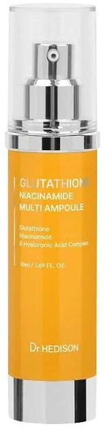 Glutathione, Niacinamide Multi Ampoule, Anti Aging, Serum, For Face, 50 ml