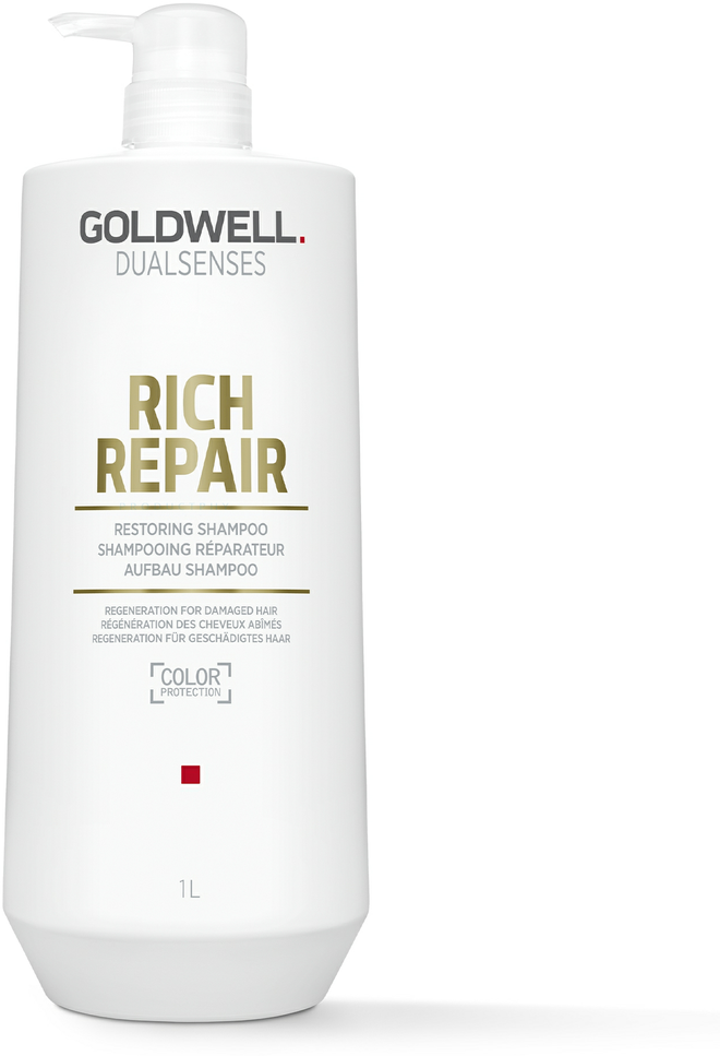 Goldwell Dualsenses Rich Repair plaukų šampūnas moterims, 1000 ml