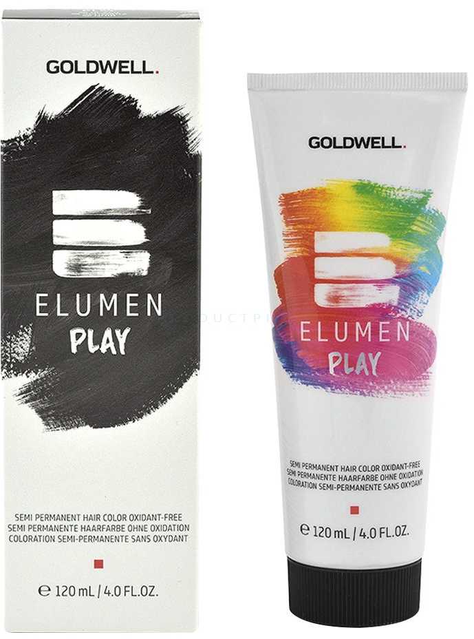 Goldwell Goldwell, Elumen Play, pusiau ilgalaikiai plaukų dažai, Juodas, 120 ml Unisex