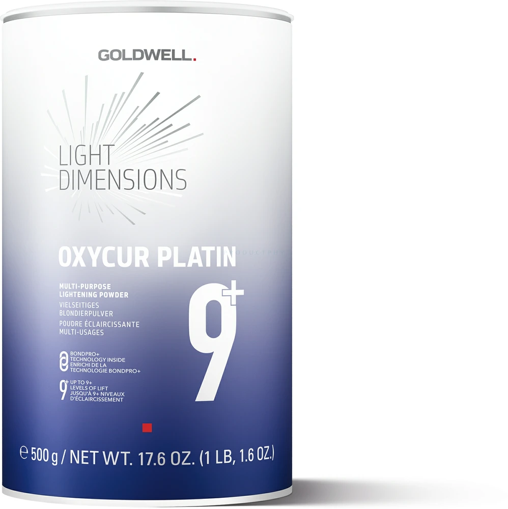 Plaukų šviesinimo milteliai Goldwell Light Dimensions Oxycur Platin 9+ 500g