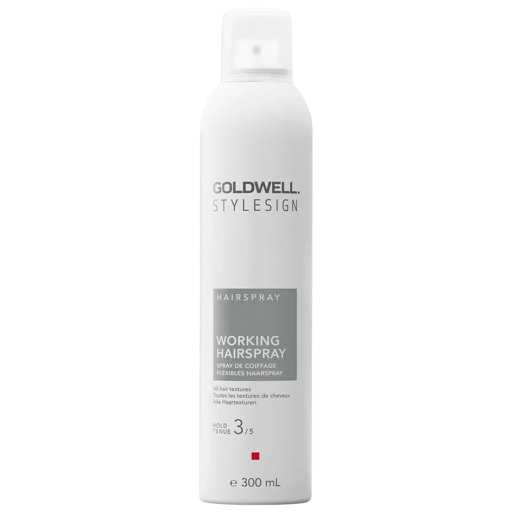 „Goldwell“ plaukų purškiklis su vidutine fiksacija „Stylesign“ plaukų lakas (Working Hairspray), 300 ml