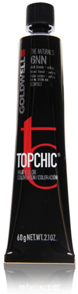 GOLDWELL TOPCHIC Farba pernamentna do włosów 6NN - ekstra mocny ciemny natūralus blond 60ml
