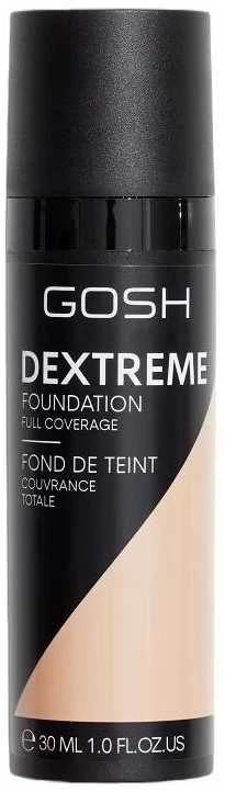 „Gosh Dextreme Full Coating“ skystas makiažo pagrindas „004 Natural“, 30 ml