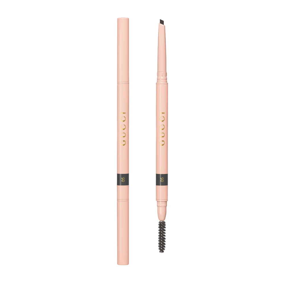 Gucci Stylo A Sourcils Atsparus vandeniui Double-Ended Eyebrow Kreminis Pieštukas 05 Gris 0.09 g