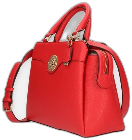 Guess, Dayane, Tekstilinis krepšys, Viršutinė rankena su atvartu, Raudona, HWVS79 68070, Moterims