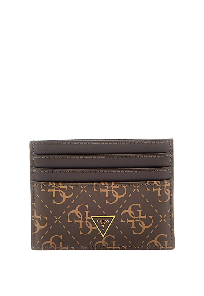 Guess, Vezzola, Odinis vizitinių kortelių dėklas, SMVEZLLEA25, Ruda, Unisex
