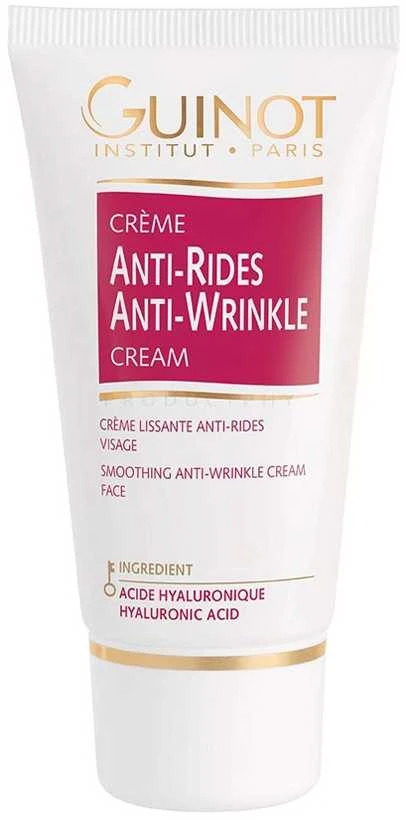 Guinot Anti Wrinkle Kreminis priešraukšlinis kremas visų tipų odai, 50 ml