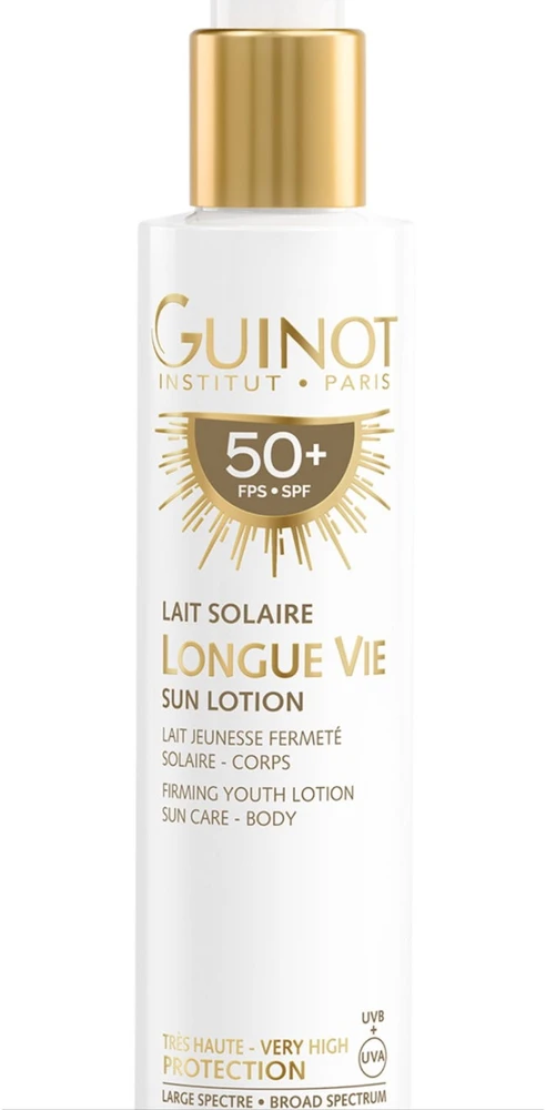 „Guinot Longue Vie“ stangrinamasis losjonas nuo saulės, SPF 50+, 150 ml