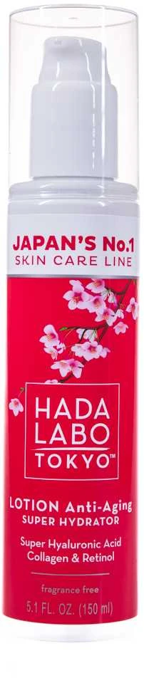 Hada Labo Tokyo Hada Labo hialurono rūgšties ir kolageno veido losjonas nuo senėjimo, 150 ml