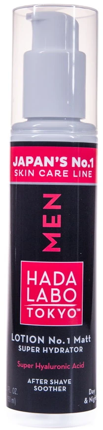 Hada Labo Tokyo Men drėkinamasis losjonas po skutimosi su hialurono rūgštimi, 150 ml