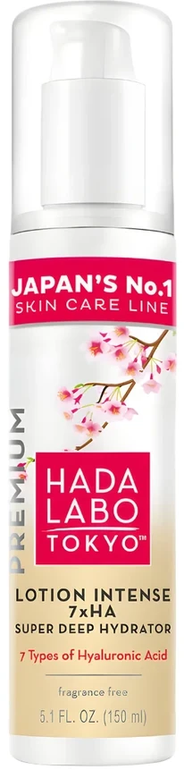 Hada Labo Tokyo Premium 7 x Ha giliai drėkinamasis dieninis veido losjonas, 150 ml