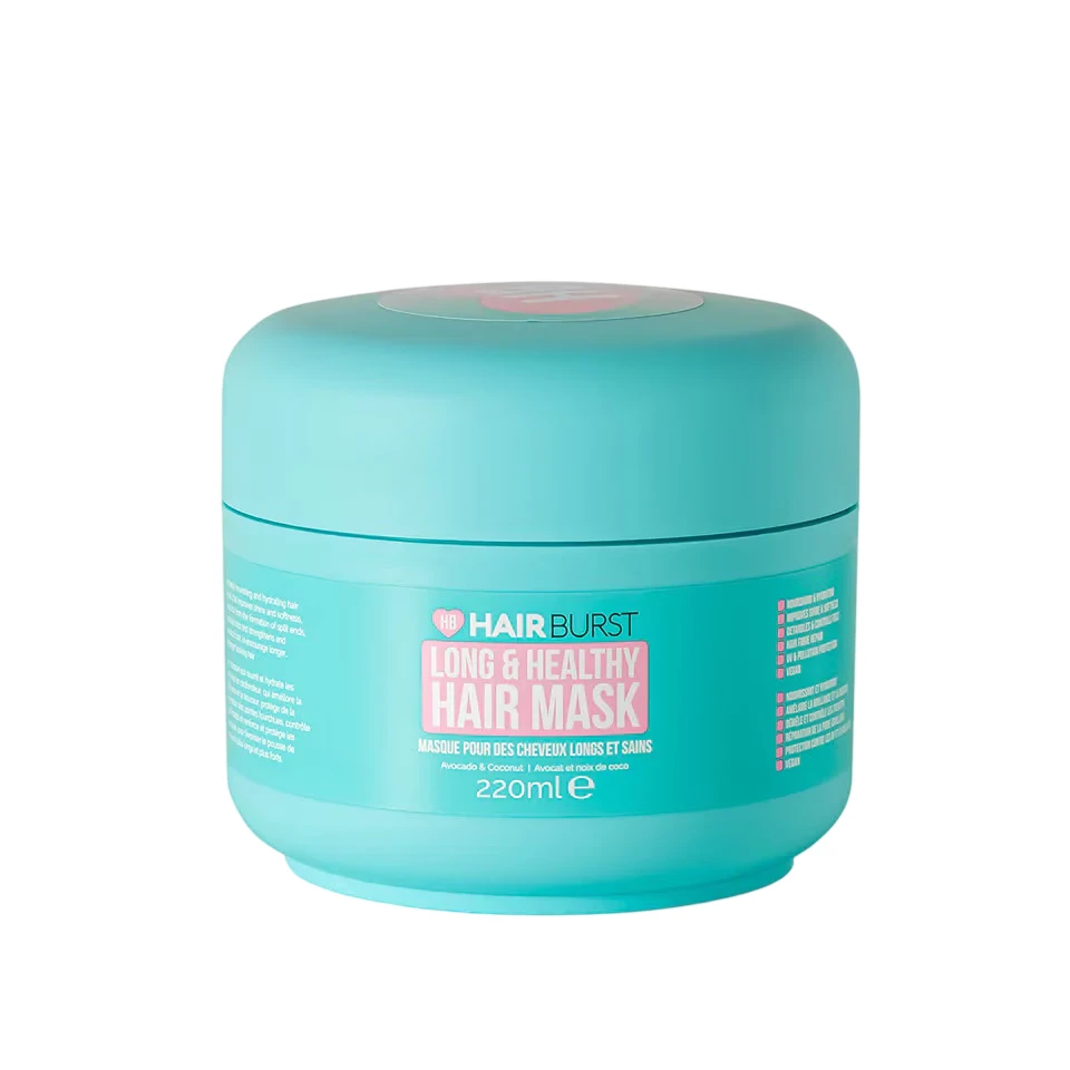 „Hairburst“ ilgų ir sveikų plaukų kaukė (plaukų kaukė), 220 ml