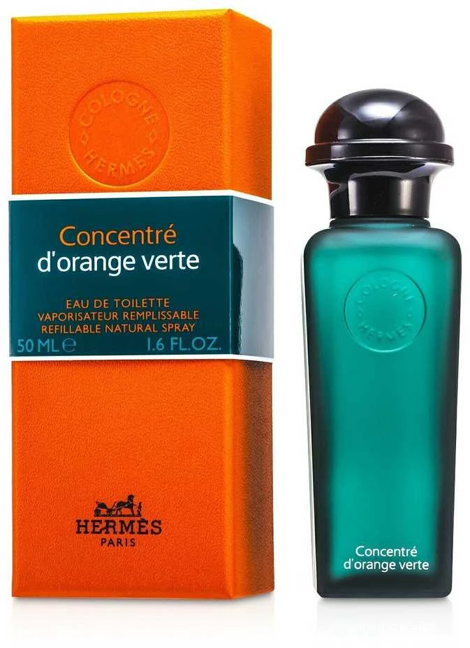 Tualetinis vanduo vyrams Hermes Concentré D'oranžinis Verte Eau De Toilette Sprayy, 50ml
