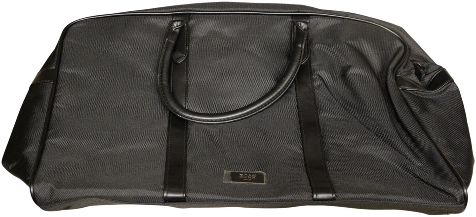 Hugo Boss, Duffle, tekstilinis krepšys, viršutinės rankenos, juodas, vyrams, 50 x 16 x 28 cm