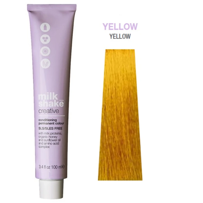 Ilgalaikiai plaukų dažai MILK SHAKE CREATIVE COLOR N:Yellow, 100 ml