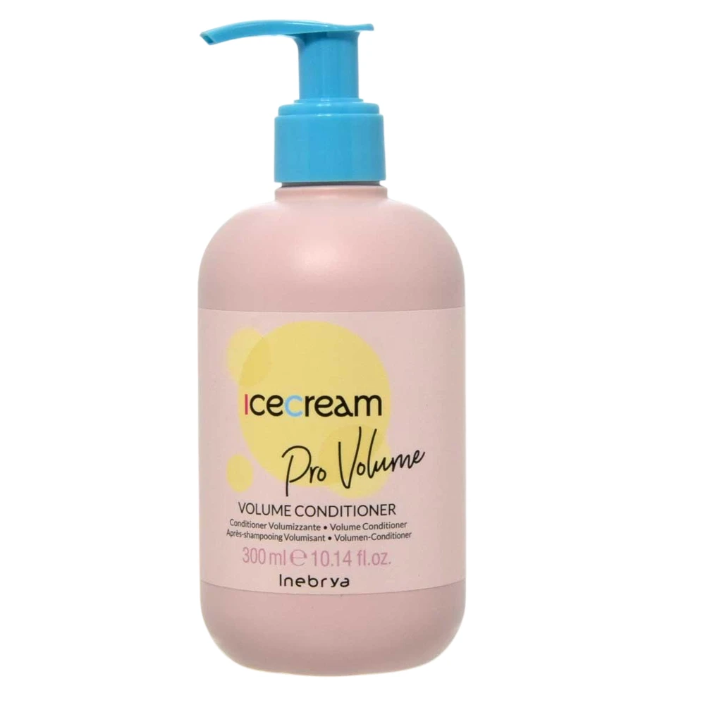 Inebrya Ice Kreminis Pro-Volume Volume Conditioner apimties suteikiantis plaukų kondicionierius, 300 ml