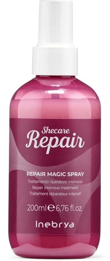 Inebrya SheCare Repair Magic Purškiklis atkuriamasis plaukų purškiklis, 200 ml