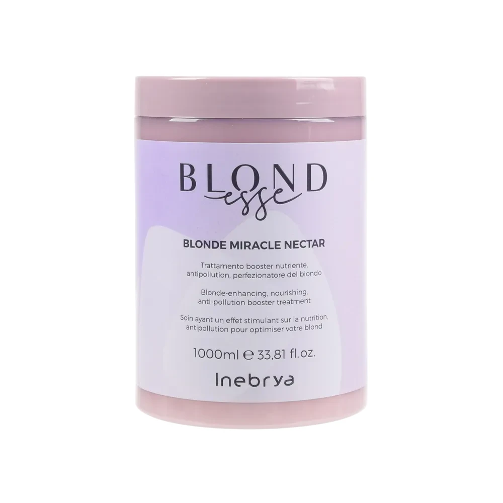 Inebrya Blondesse Skirtas šviesiems plaukams Miracle Nectar Treatment kaukė šviesiems plaukams, 1000 ml