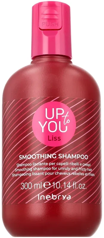 Inebrya Up To You Liss Smoothing Šampūnas glotninantis šampūnas nepaklusniems / besišiaušiantiems plaukams, 300 ml