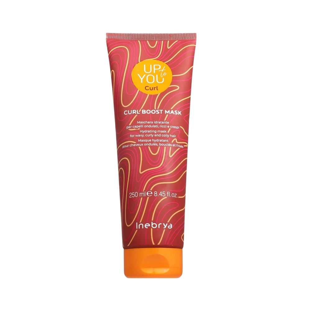 Inebrya Up To You Curl Boost Mask drėkinanti kaukė garbanotiems / banguotiems plaukams, 250 ml