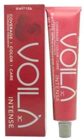 Intercosmo Voilà 3C Intense Permanent Hair Dye 6.0 Dark Skirtas šviesiems plaukams, 60 ml