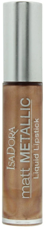 IsaDora Matt Metallic Hydration skysti lūpų dažai 80 Gold Digger, 7 ml