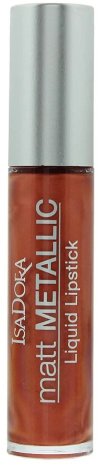 IsaDora Matt Metallic skysti lūpų dažai 82 Copper Chrome, 7 ml