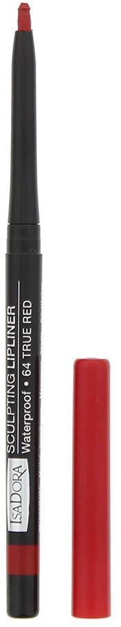 IsaDora Sculpting Atsparus vandeniui Lip Liner Lip Liner 64 True Raudona 0.3 g