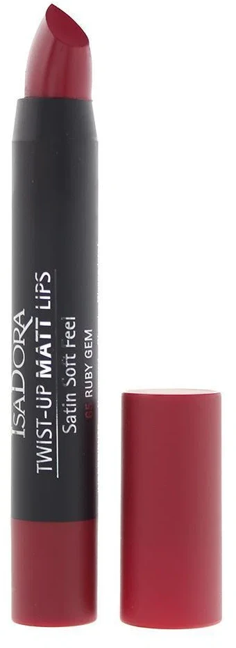 IsaDora Twist-Up Sculpting Kreminis lūpų dažai, 65 Ruby Gem, 3.3 g