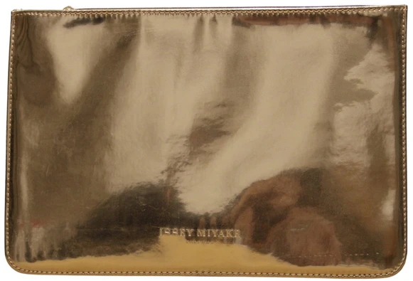 Issey Miyake Issey Miyake, Issey Miyake, Pouch, GWP Textile Pouch, Juodas Gold For Women