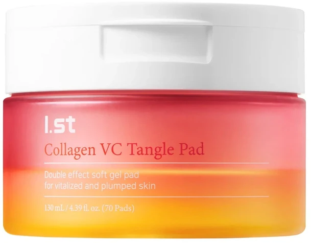 I.ST Collagen VC Tangle Pads Firming & Regenerating Cleansing Pads, 70 vnt.