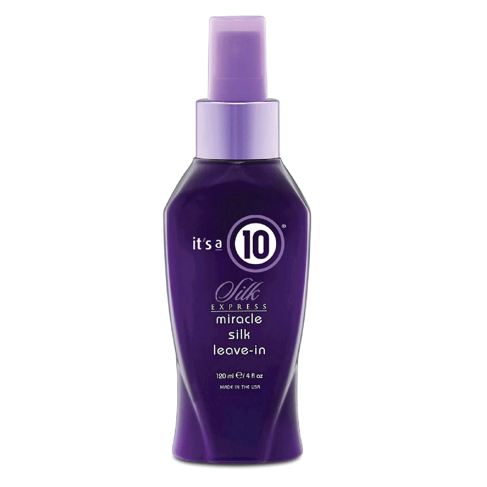 It's A 10 Silk Express Miracle Silk Leave-In daugiafunkcė nenuplaunama priemonė plaukams su šilko baltymais, 120 ml