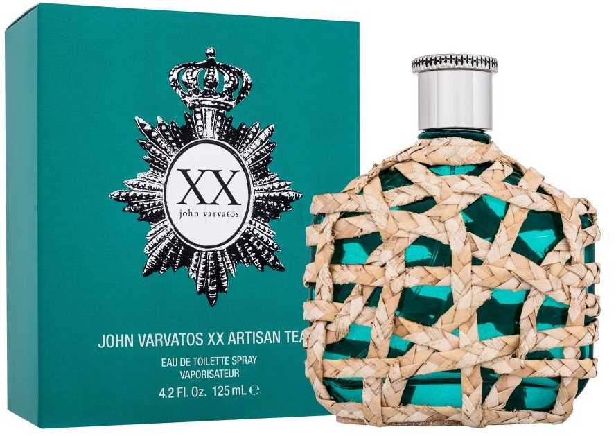 John Varvatos XX Artisan Teal EDT tualetinis vanduo vyrams, 125 ml
