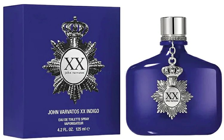 John Varvatos XX Indigo EDT tualetinis vanduo vyrams, 125 ml